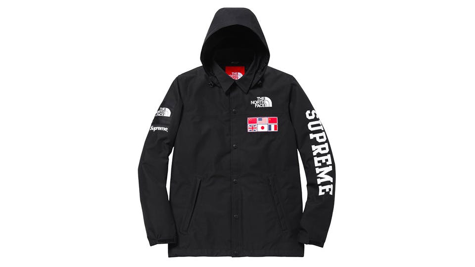 supreme x the north face history ss14