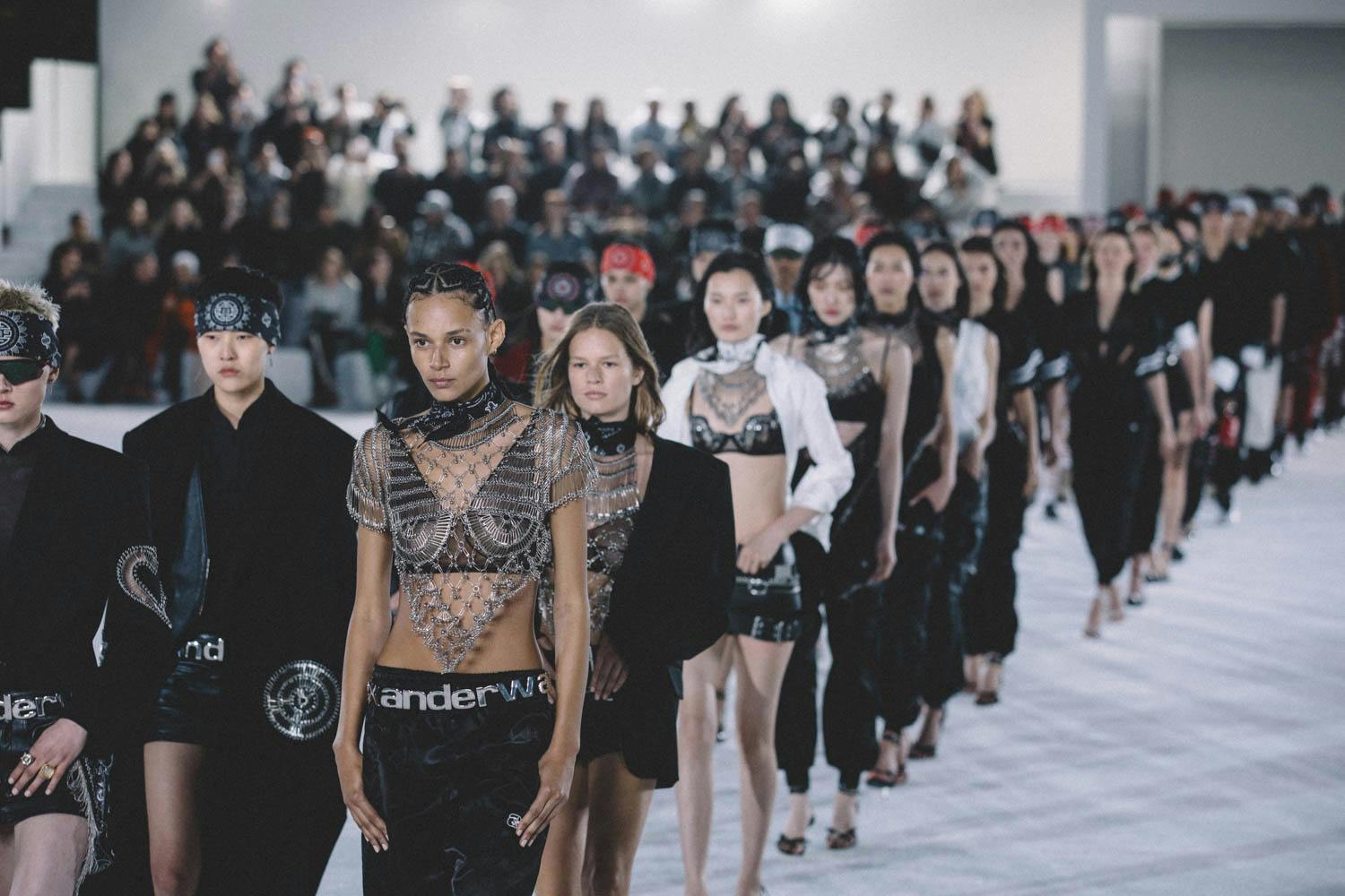 alexander wang collection 1 runway highsnobiety Adidas bella hadid childish gambino