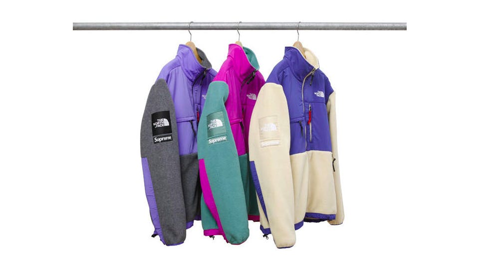 supreme x the north face history fw08