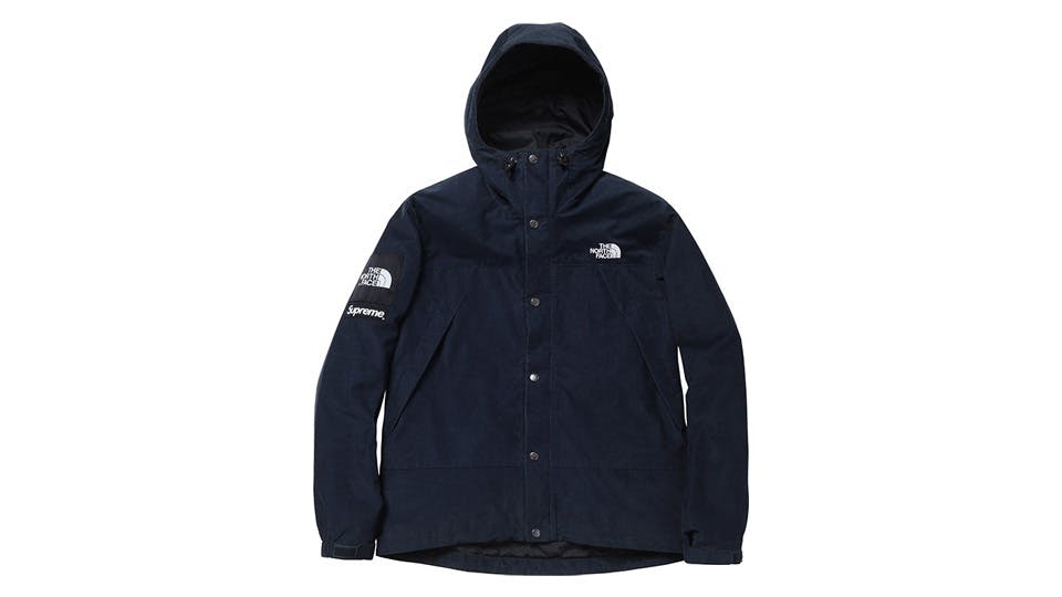 supreme x the north face history fw12