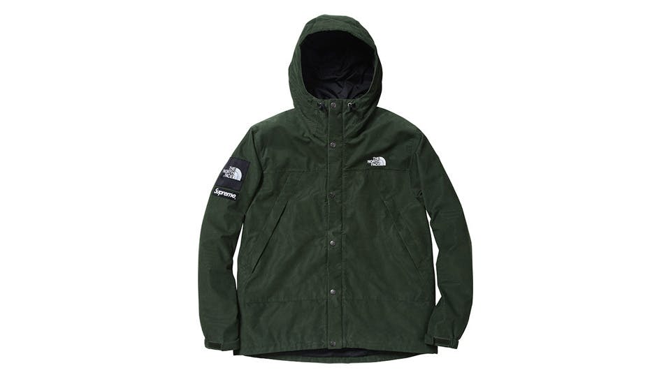 supreme x the north face history fw12