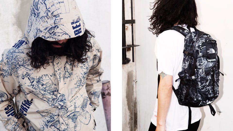 supreme x the north face history ss12