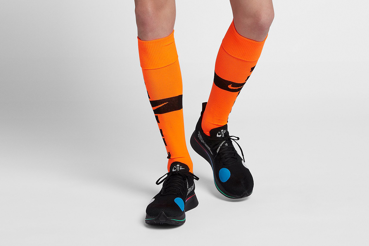 soccer socks orange 2018 FIFA World Cup Nike OFF-WHITE c/o Virgil Abloh