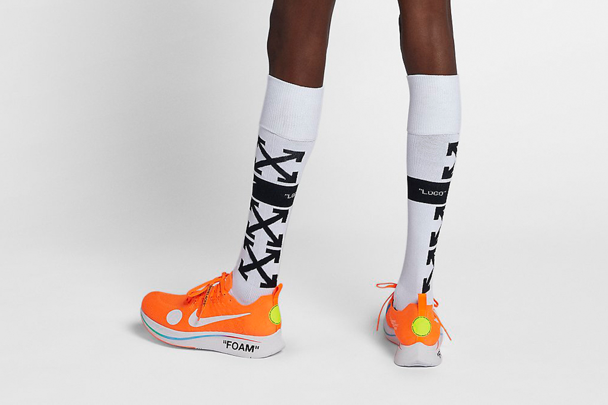 soccer socks white 2018 FIFA World Cup Nike OFF-WHITE c/o Virgil Abloh