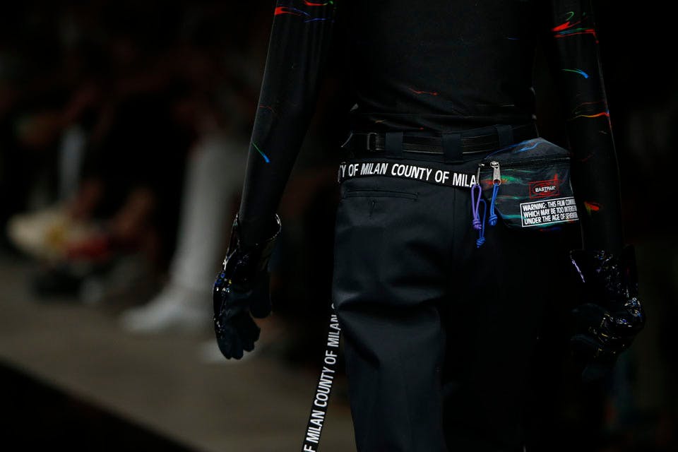 marcelo burlon ss19 spielberg eastpak linda farrow runway