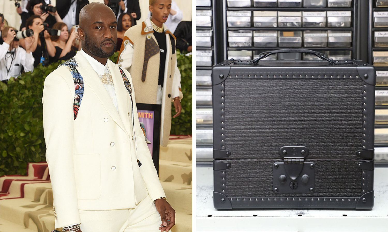 Virgil Abloh Debuts All-Black, Monogram-Less Louis Vuitton Trunk