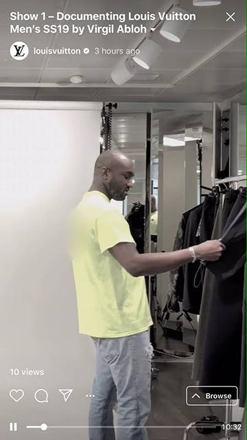 virgil abloh louis vuitton ss19 making of