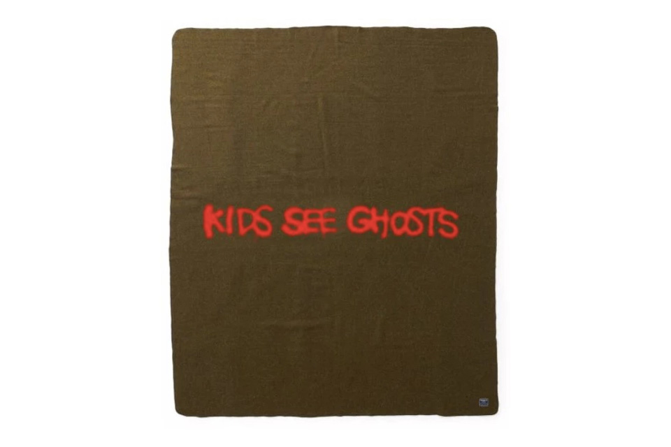 kids see ghosts blanket kanye west kid cudi