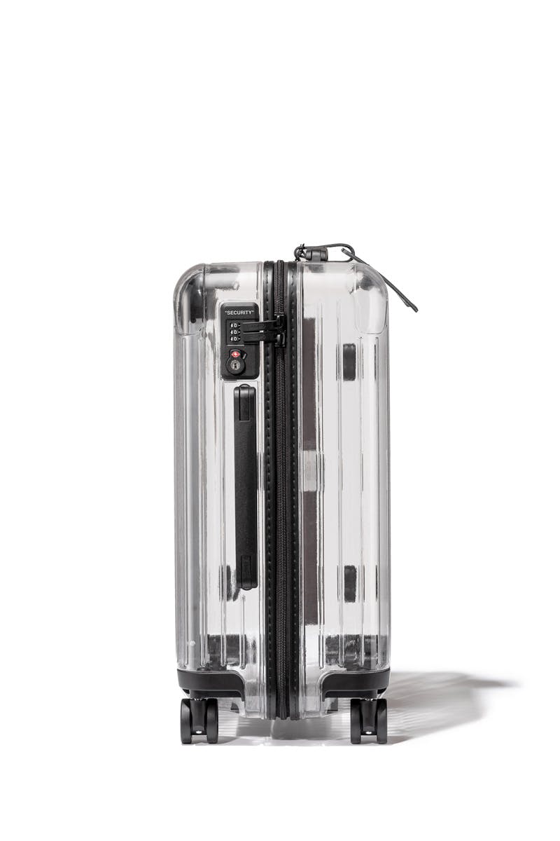 Off-White Transparent Luggage RIMOWA size H 21in x W 15in x D 9in