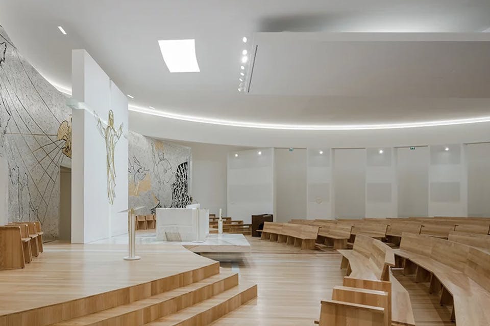 hugo correia white concrete church Santiago de Antas portugal