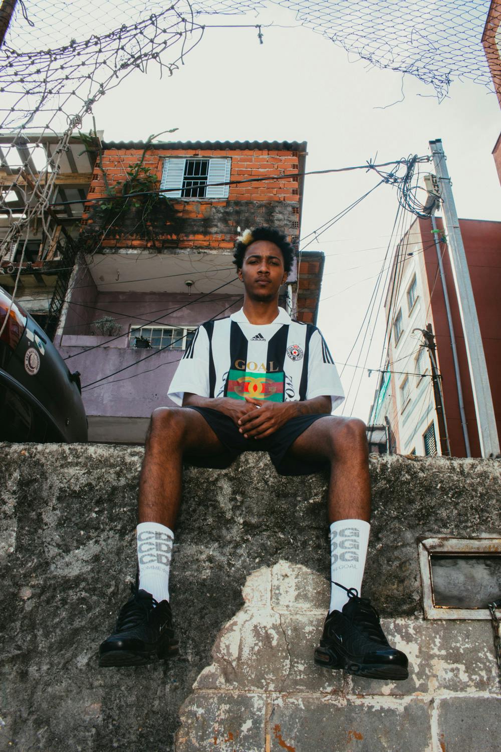 les vetements de football brazil editorial nss