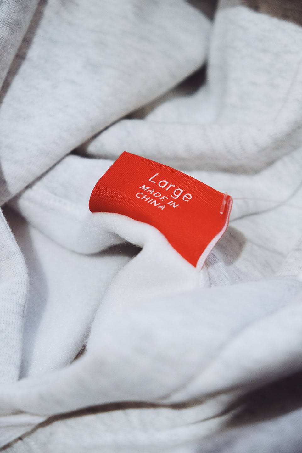 supreme wash tag made in china