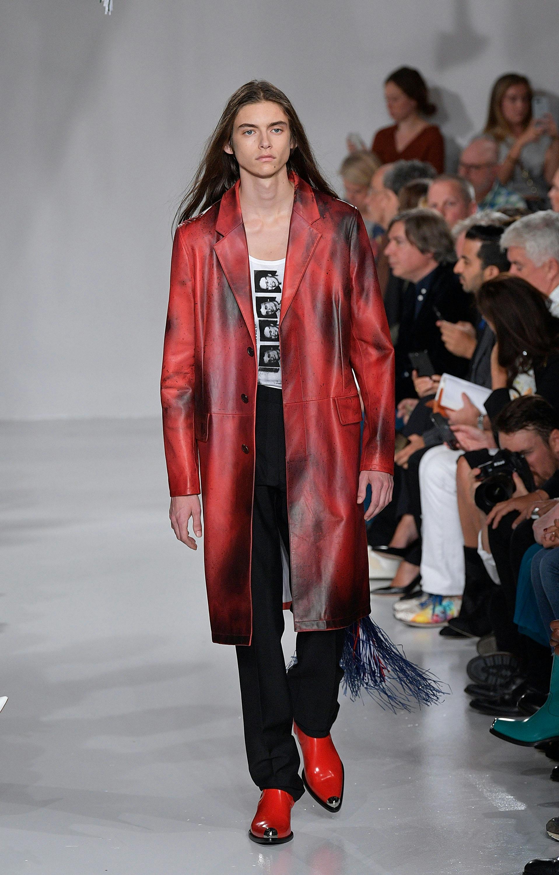 Calvin Klein Collection Runway September 2017 New York Fashion Week Cowboy Luke Sabbat Raf Simons
