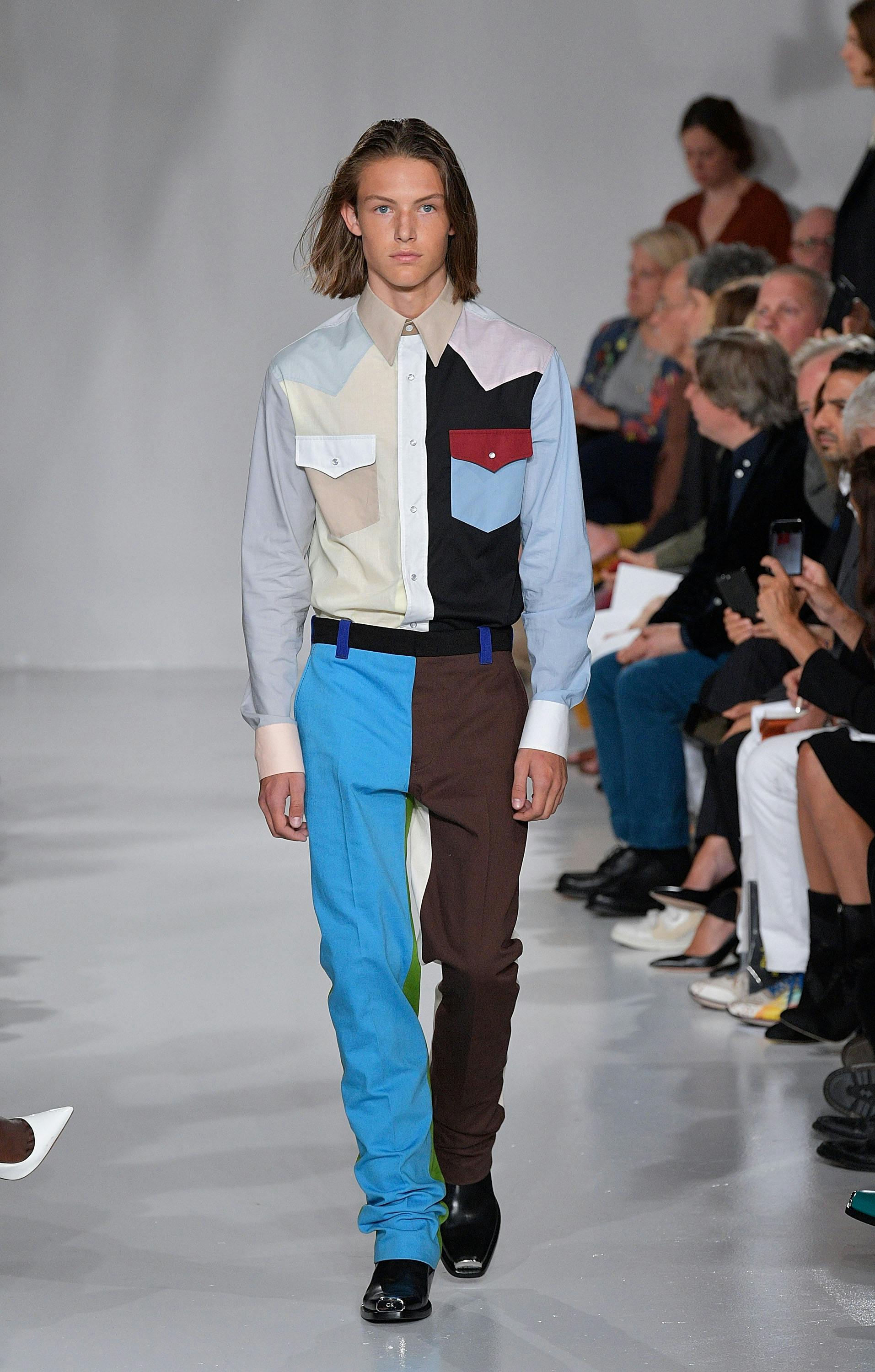 Calvin Klein Collection Runway September 2017 New York Fashion Week Cowboy Luke Sabbat Raf Simons