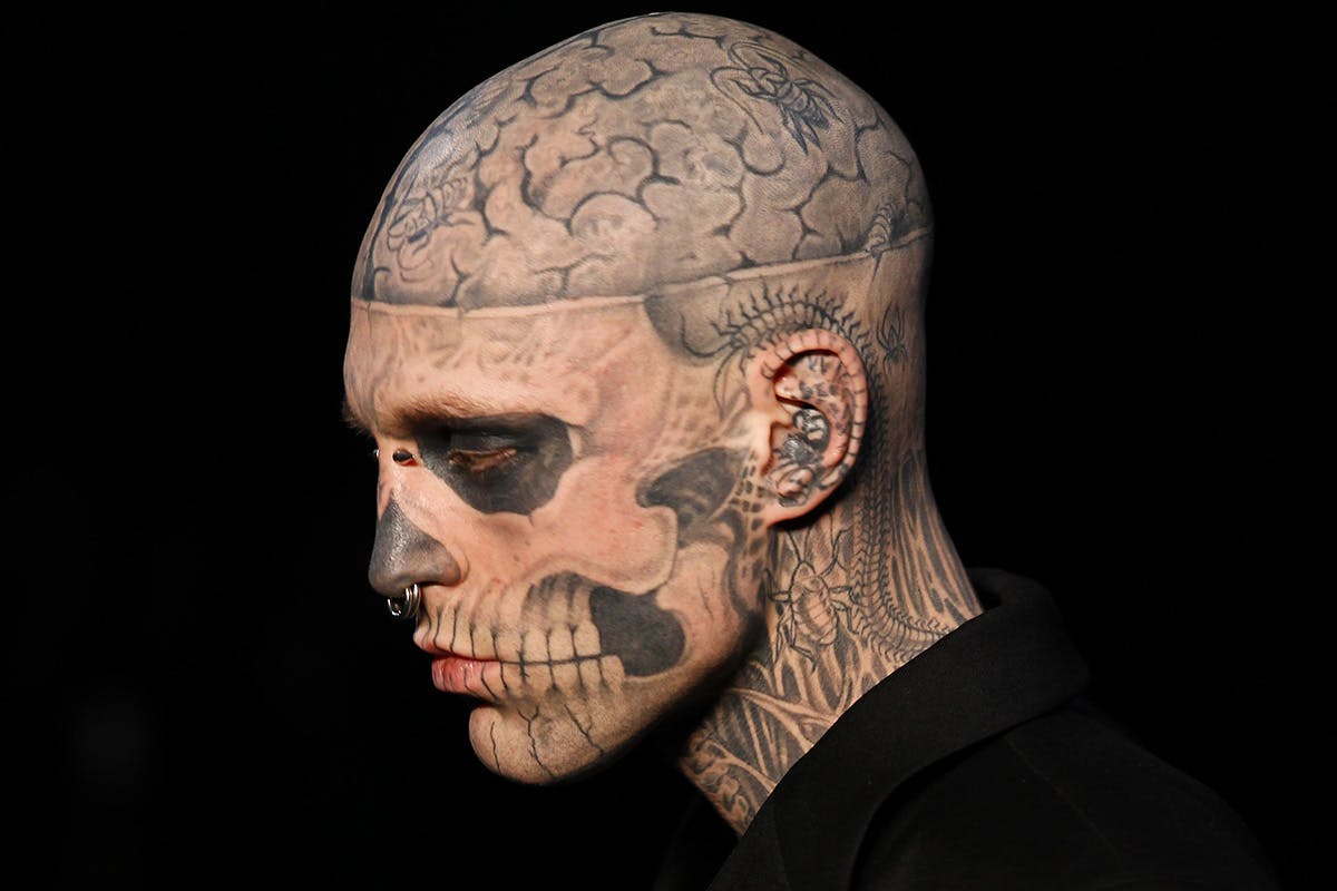 rick genest death zombie boy