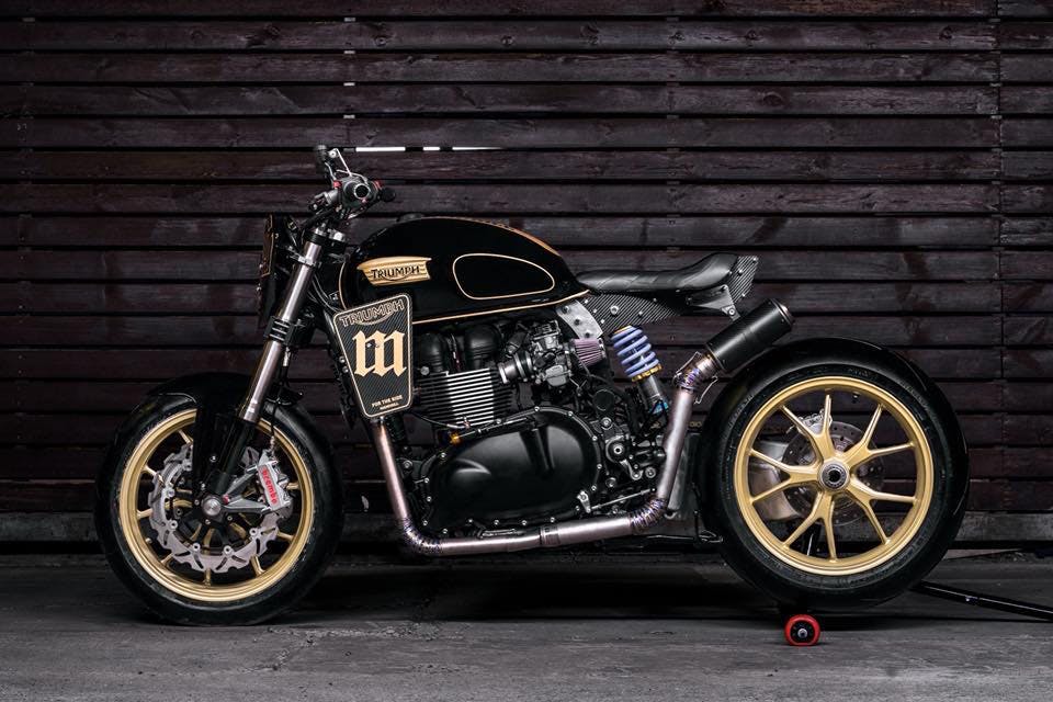 mandrill garage power street triumph t100 racer