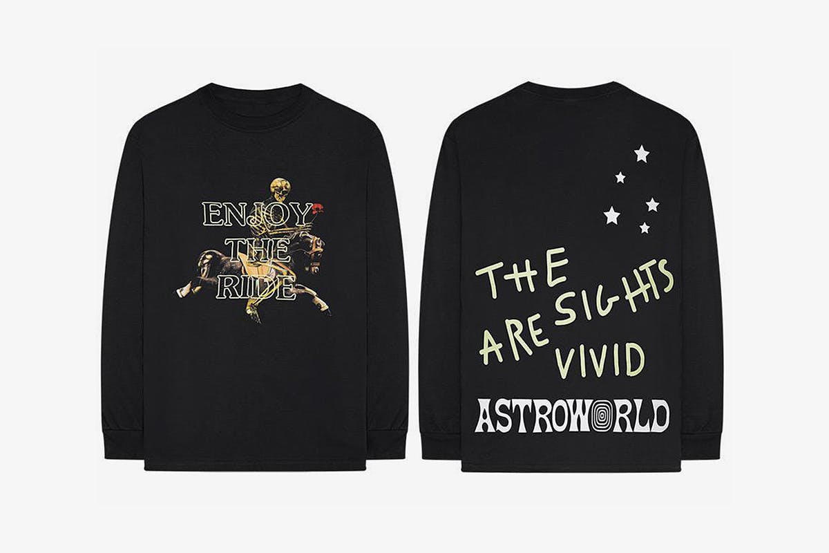 Buy Travis Scott Long Sleeve T-Shirt Astroworld Online at desertcartINDIA