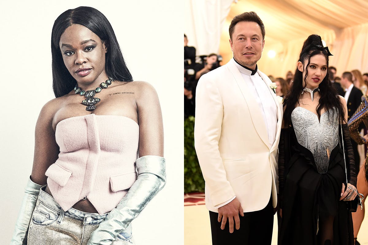 main opt Azealia Banks Elon Musk grimes