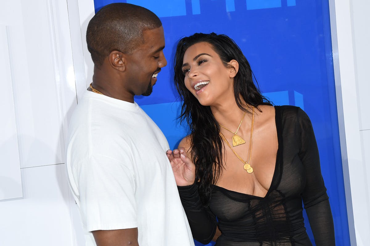 Kim Kardashian and Kanye West Took a Luxurious Valentine's Day