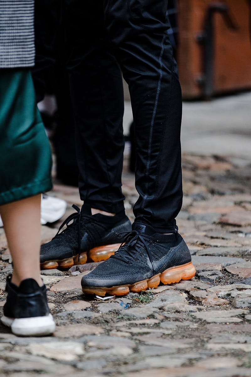 prague fashion week ss19 sneaker street style Nike virgil abloh