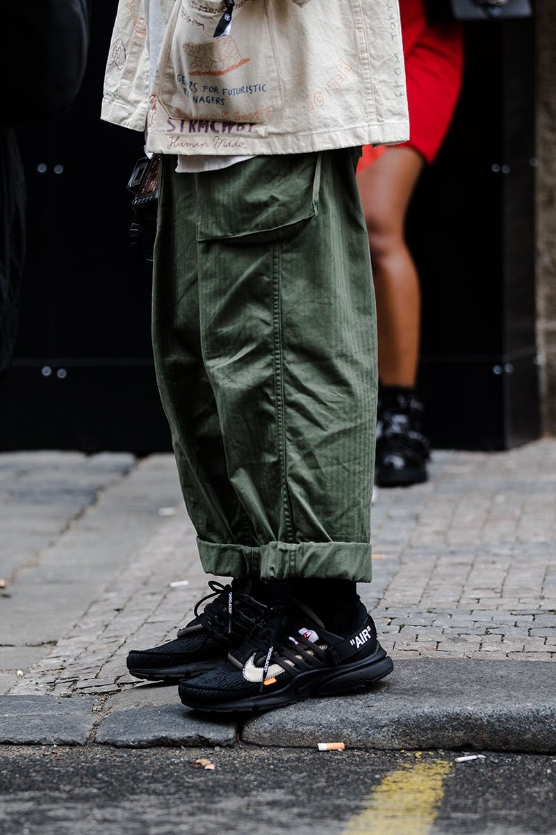 prague fashion week ss19 sneaker street style Nike virgil abloh