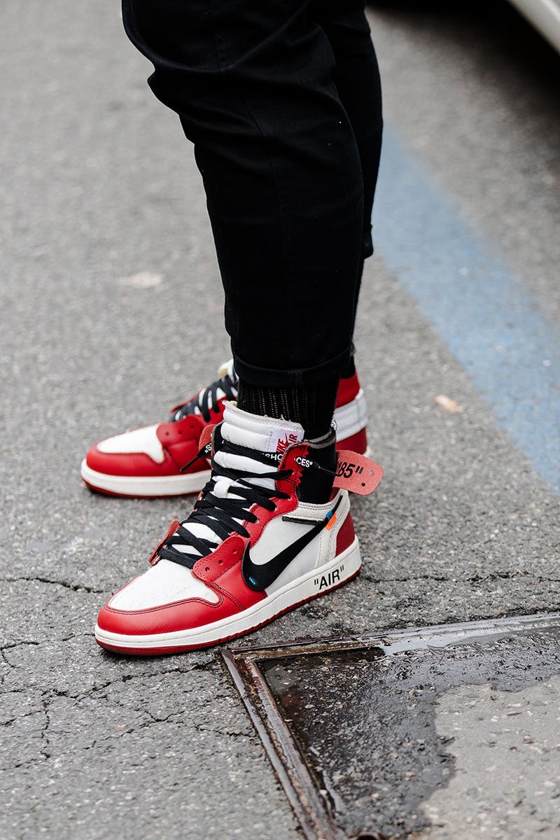 prague fashion week ss19 sneaker street style Nike virgil abloh