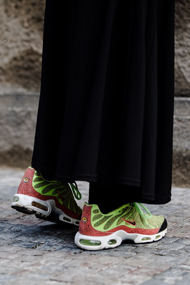 prague fashion week ss19 sneaker street style Nike virgil abloh