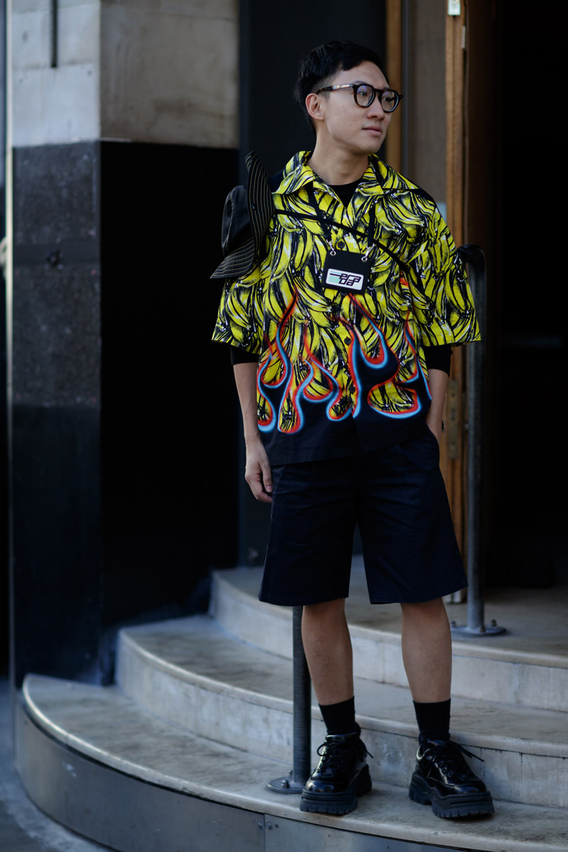 london fashion week street style1 LFW Leo Dicaprio Raf Simons