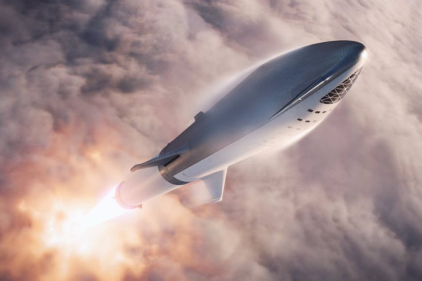 elon musk spacex big falcon rocket spacecraft