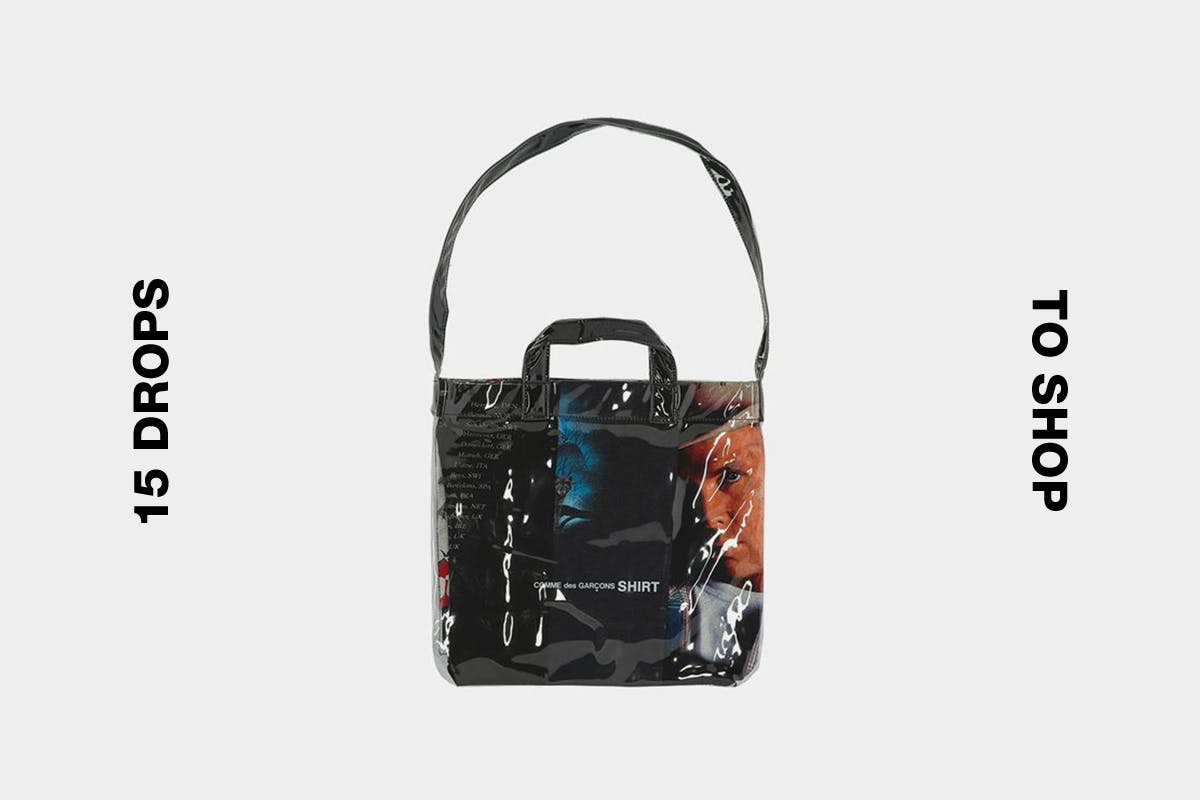 comme des garcons pvc tote best drops buy online Aimé Leon Dore Maison Margiela Martine Rose