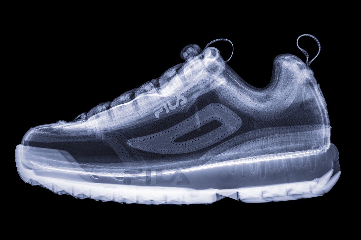 hugh turvey x ray sneaker photography