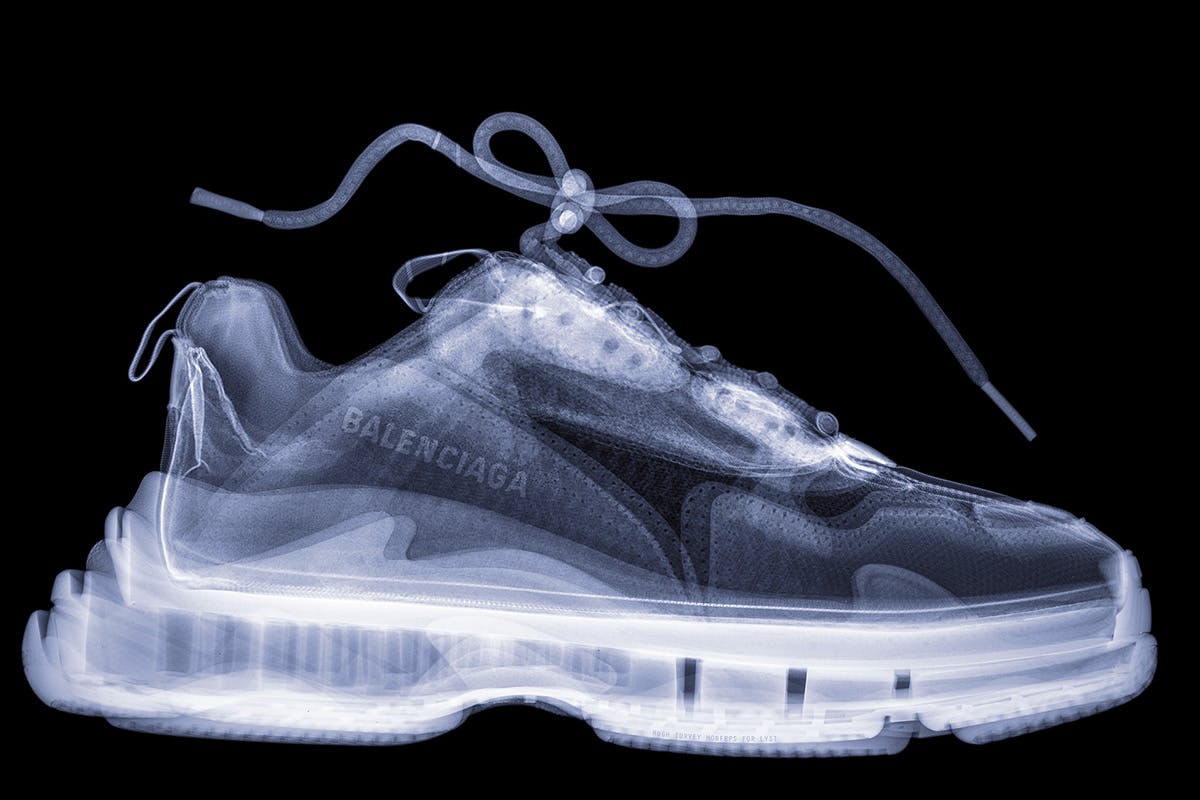 hugh turvey x ray sneaker photography