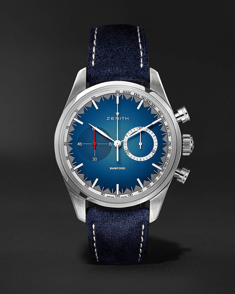 mr porter zenith bwd chronomaster el primero bamford watch department