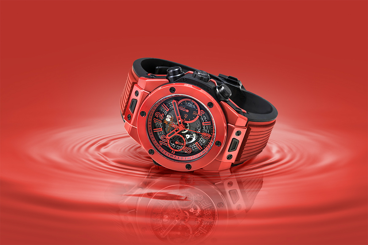 hublot big bang unico red magic ceramic watch