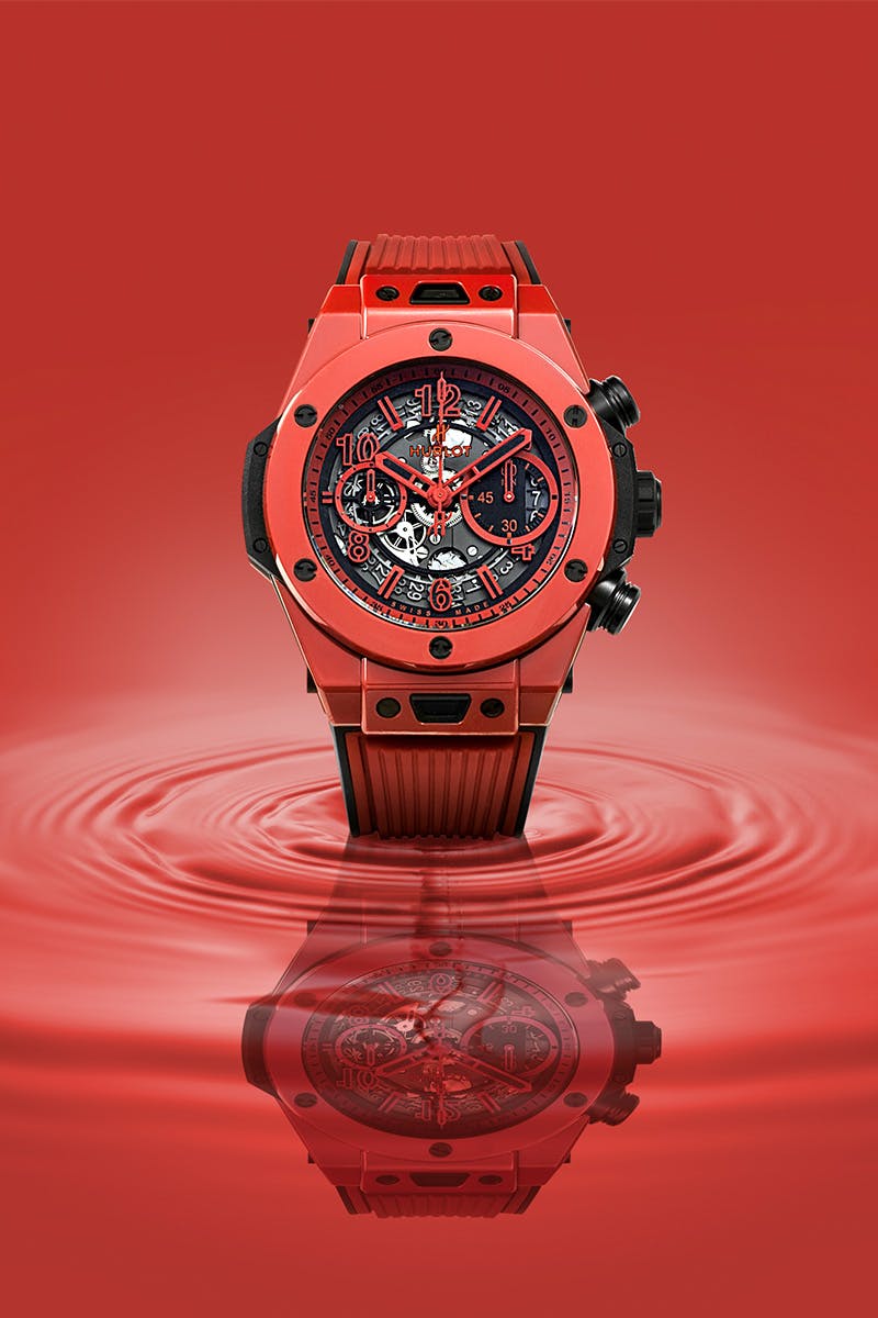 hublot big bang unico red magic ceramic watch