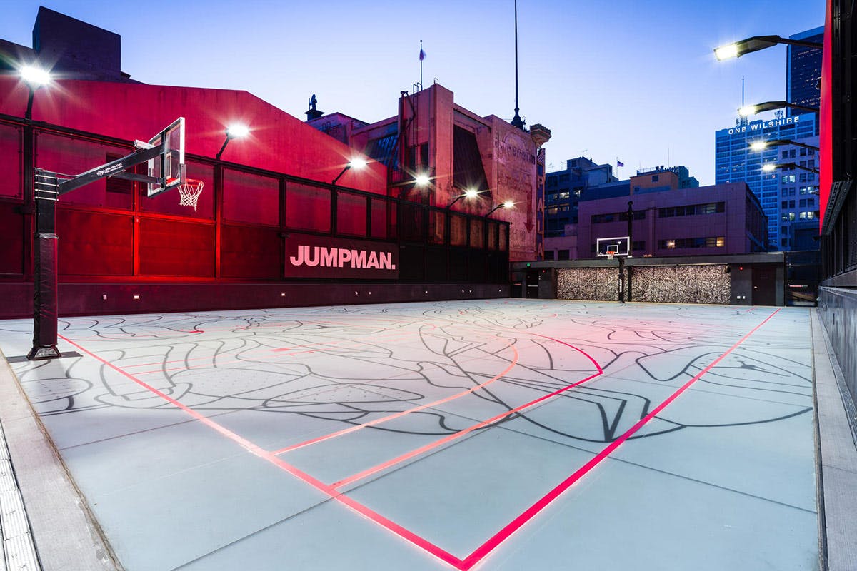 jordan brand downtown la retail store Nike los angeles