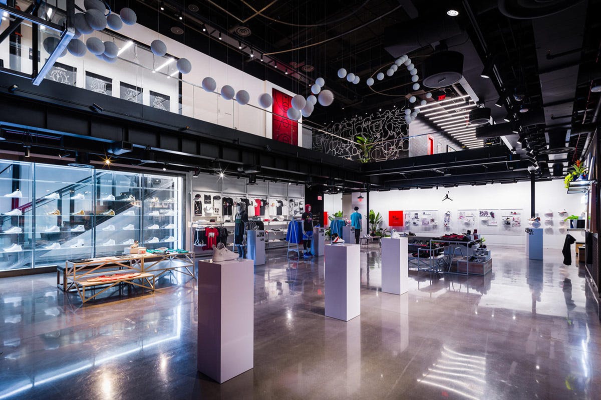 jordan brand downtown la retail store Nike los angeles