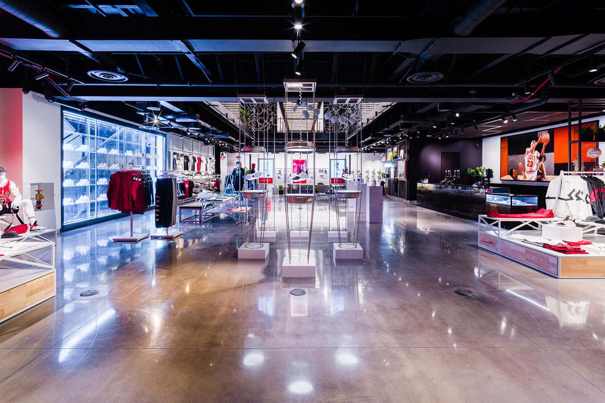 jordan brand downtown la retail store Nike los angeles