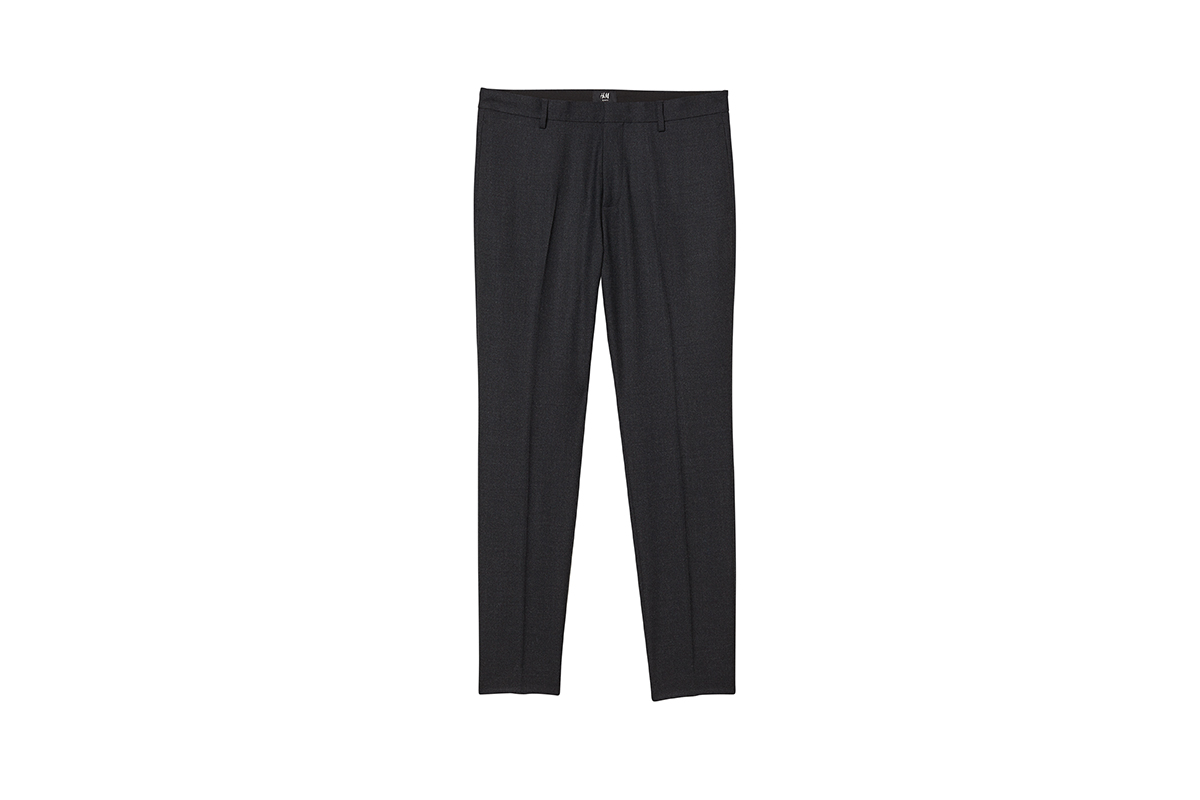 HM Slim Fit Wool Blend Pants Gift Guide h&m holiday