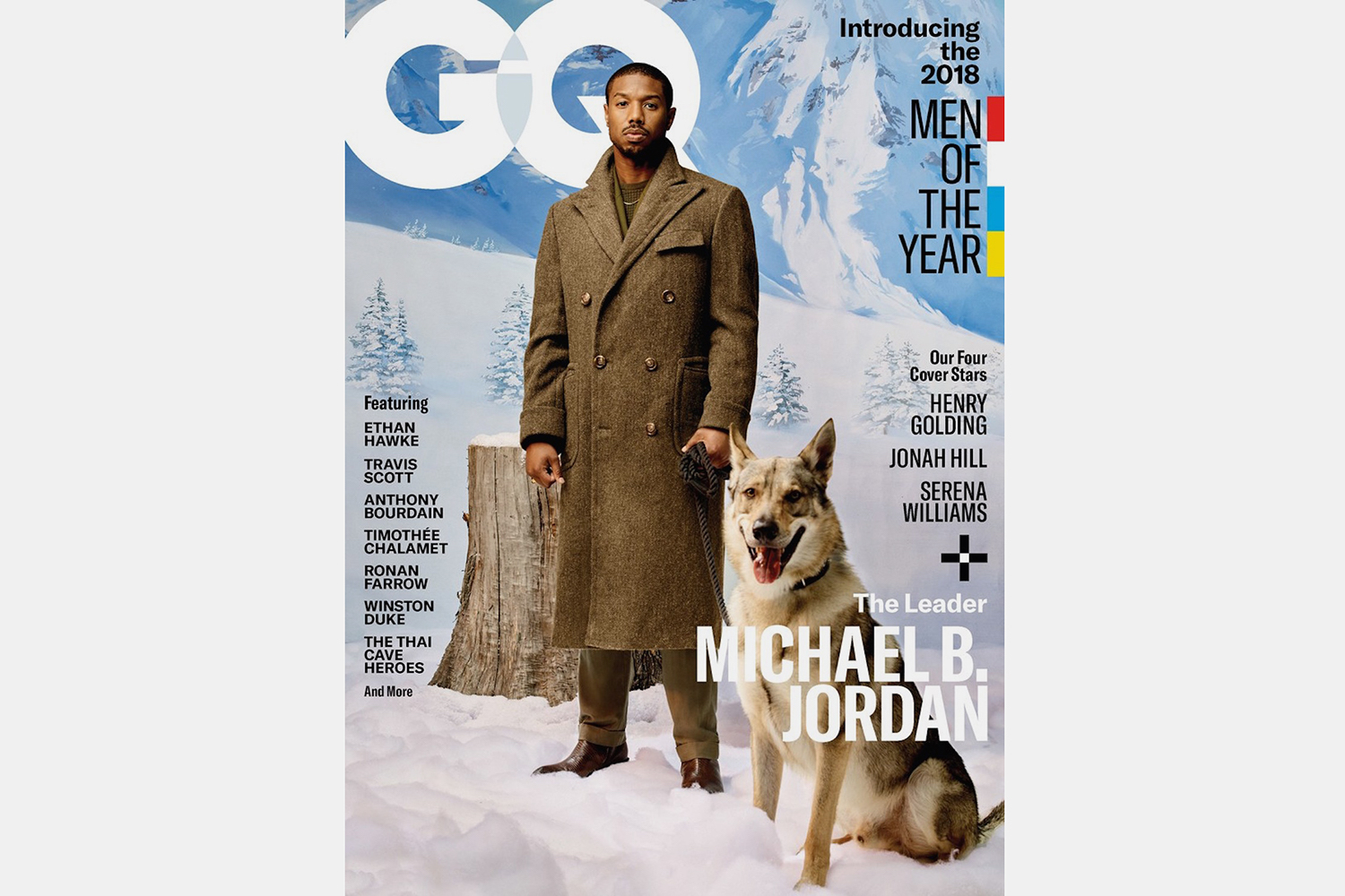 gq 2018 men of the year covers Henry Golding Michael B. Jordan jonah hill