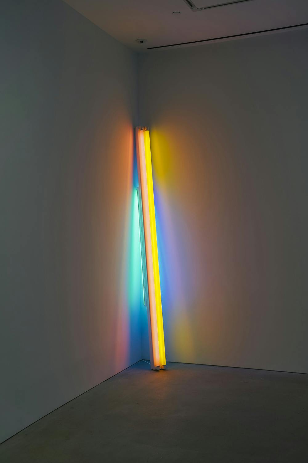 dan flavin donald judd john mccracken fred sandback david zwirner exhibition