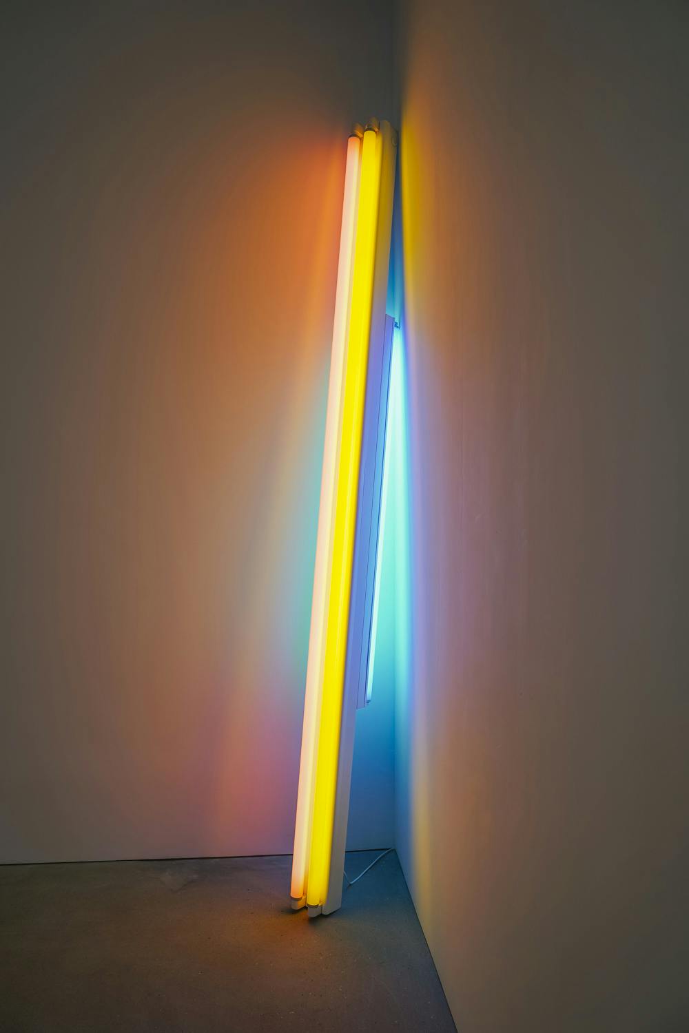 dan flavin donald judd john mccracken fred sandback david zwirner exhibition