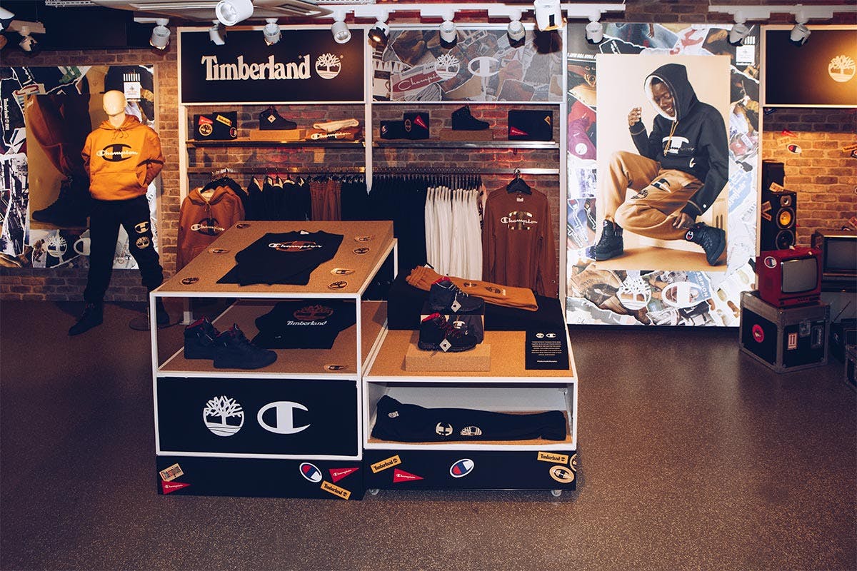 champion x timberland collab event wrap up foot locker