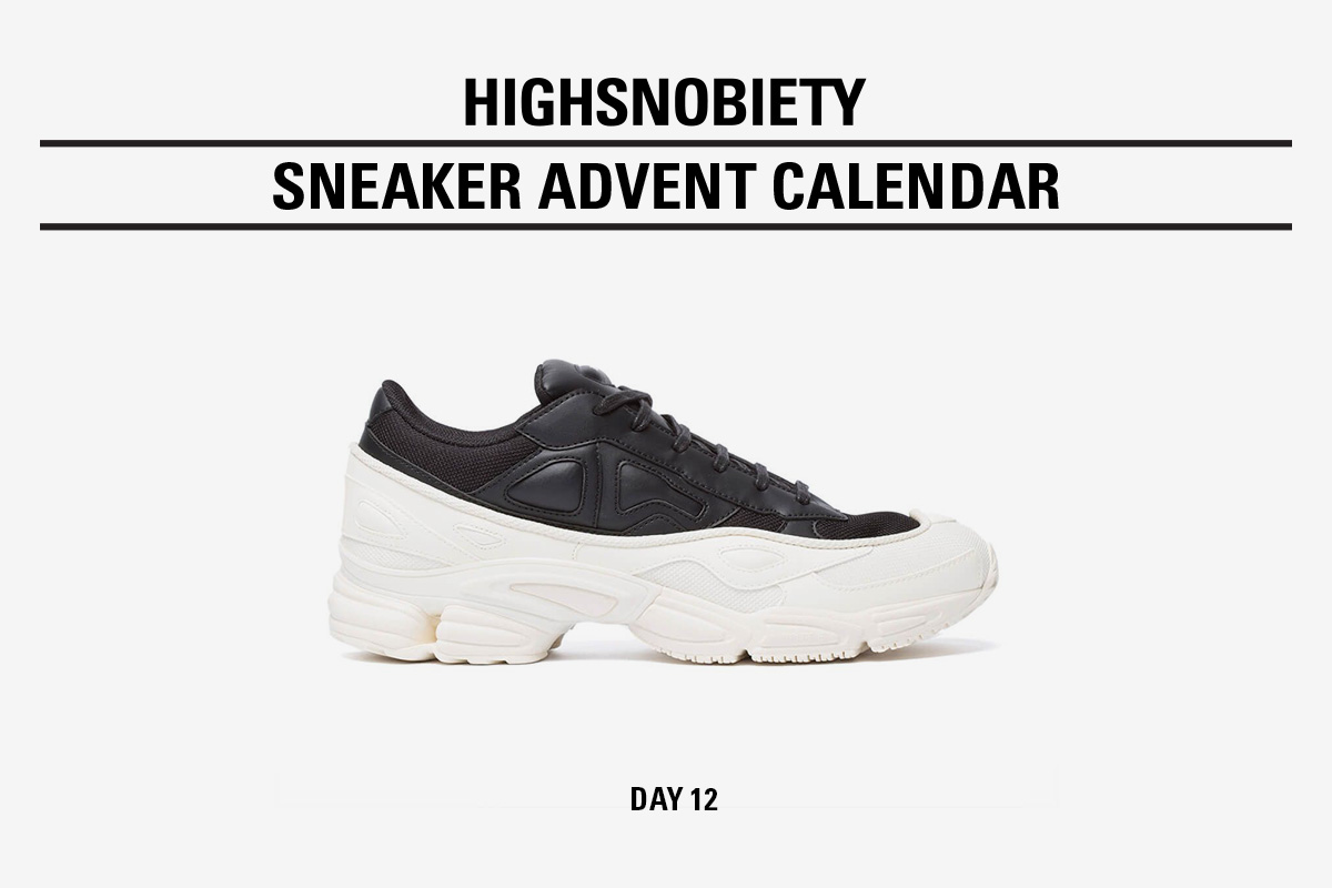 highsnobiety advent calendar day twelve Ozweego adidas by raf simons