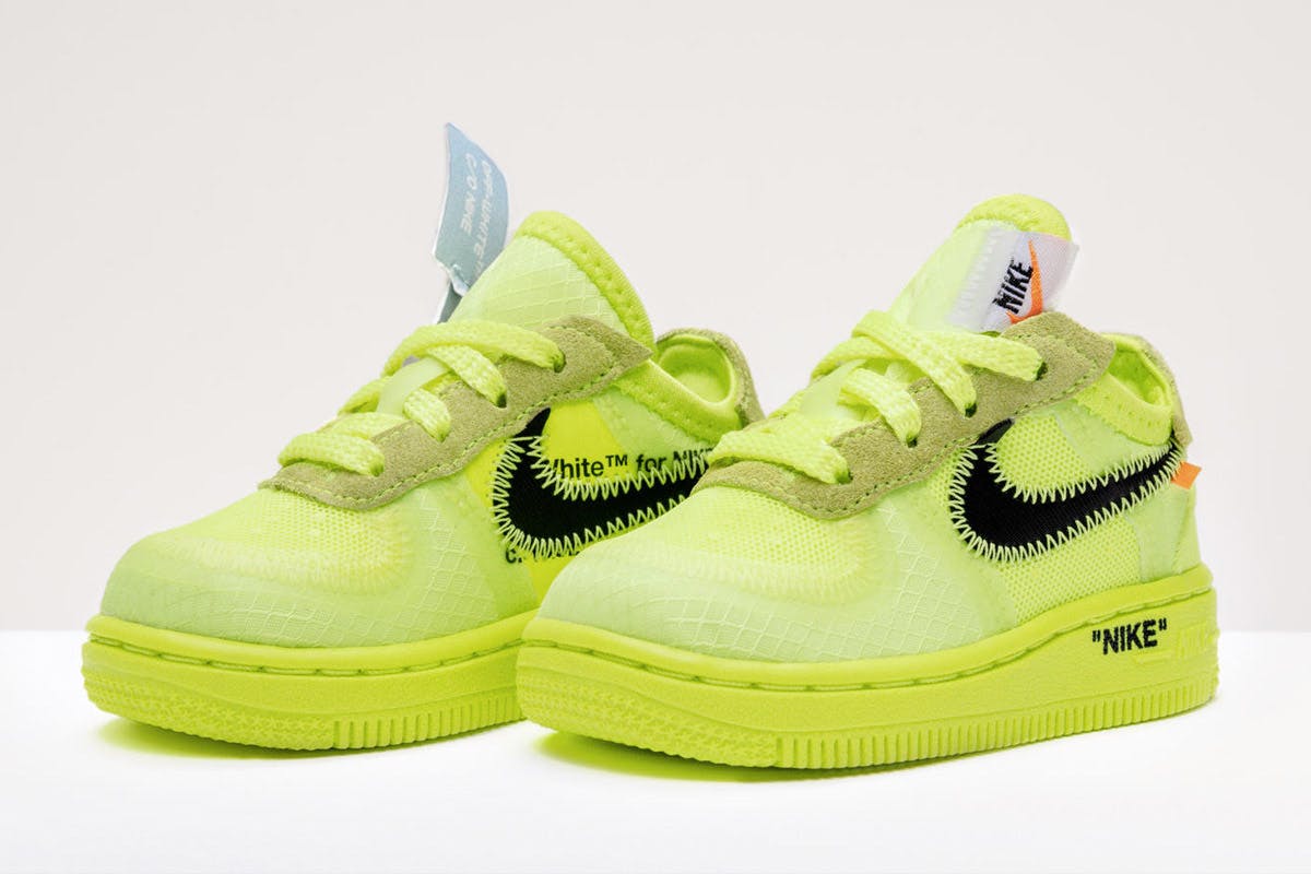 Size 11 - Nike Air Force 1 Low x OFF-WHITE Volt 2018