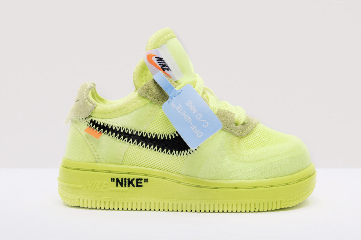 Size 12 - Nike Air Force 1 Low x OFF-WHITE Volt 2018 191888845286