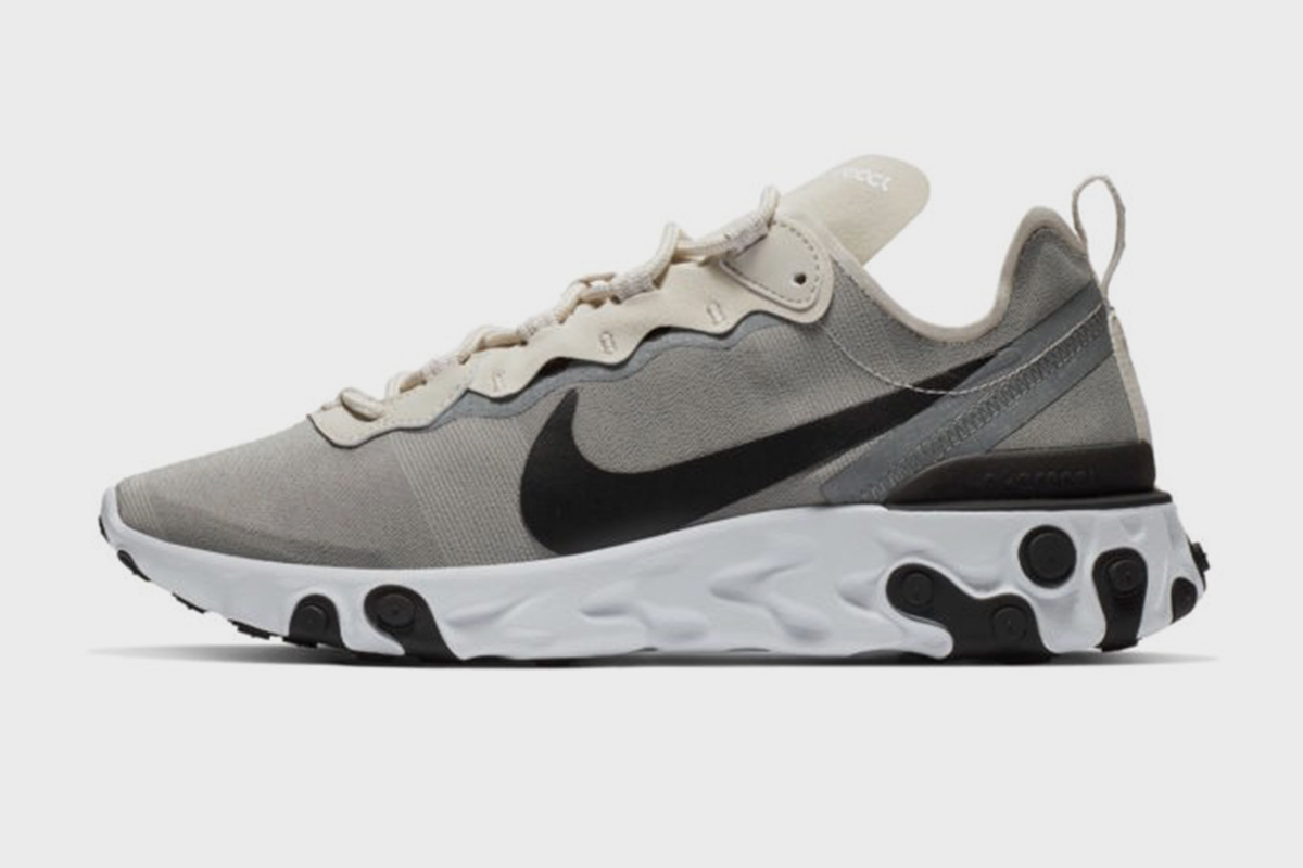 nike react element 55 light gray release date price Nike React Element 87