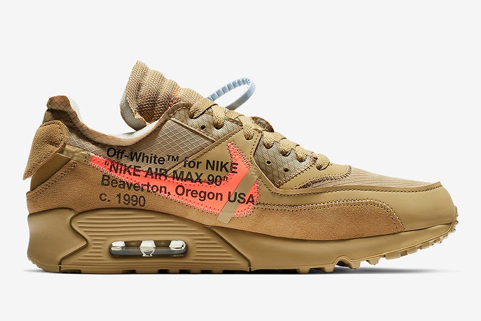 OFF-WHITE x Nike Air Max 90 Desert Ore: Release Date, Price & More Info