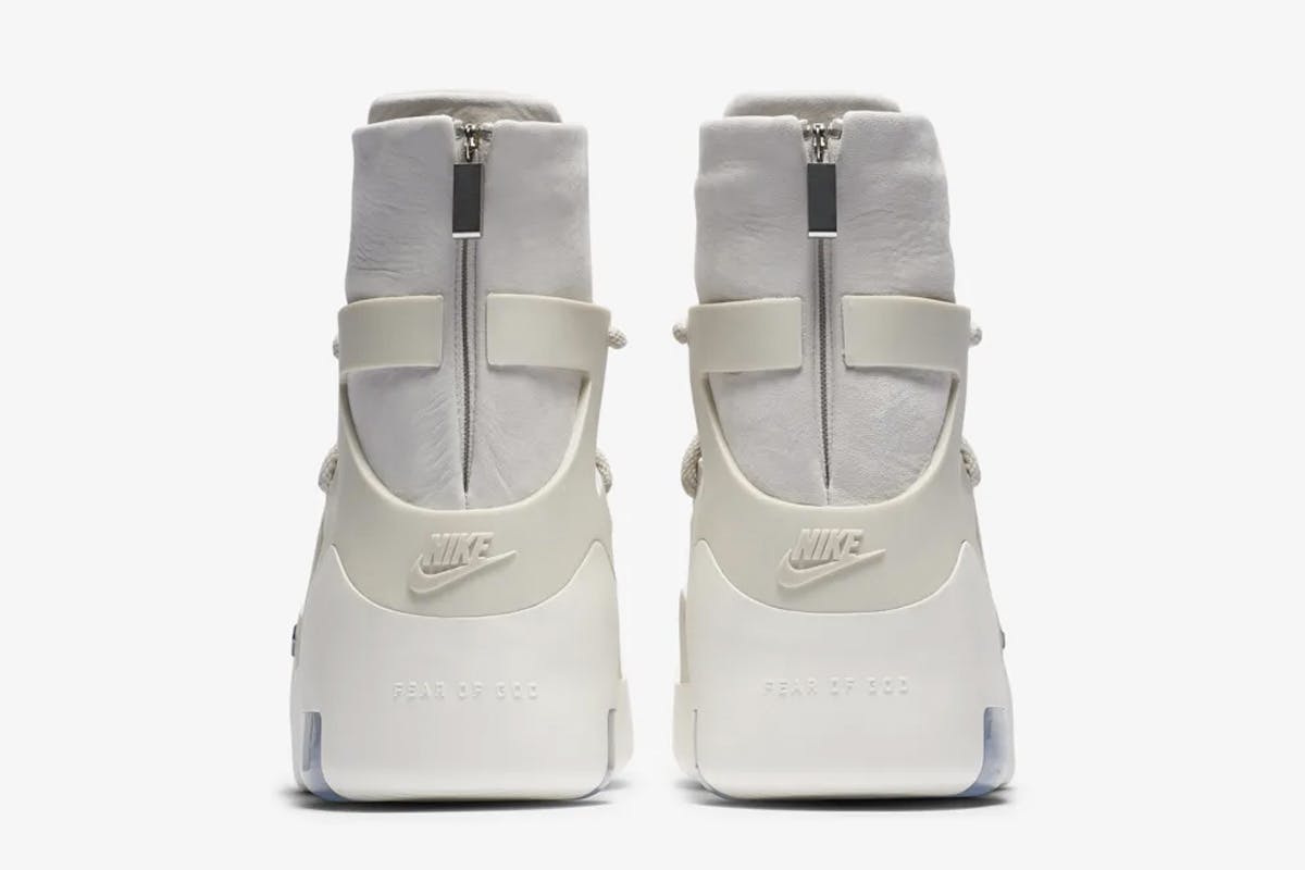 nike air fear of god 1 release date price light bone Jerry Lorenzo