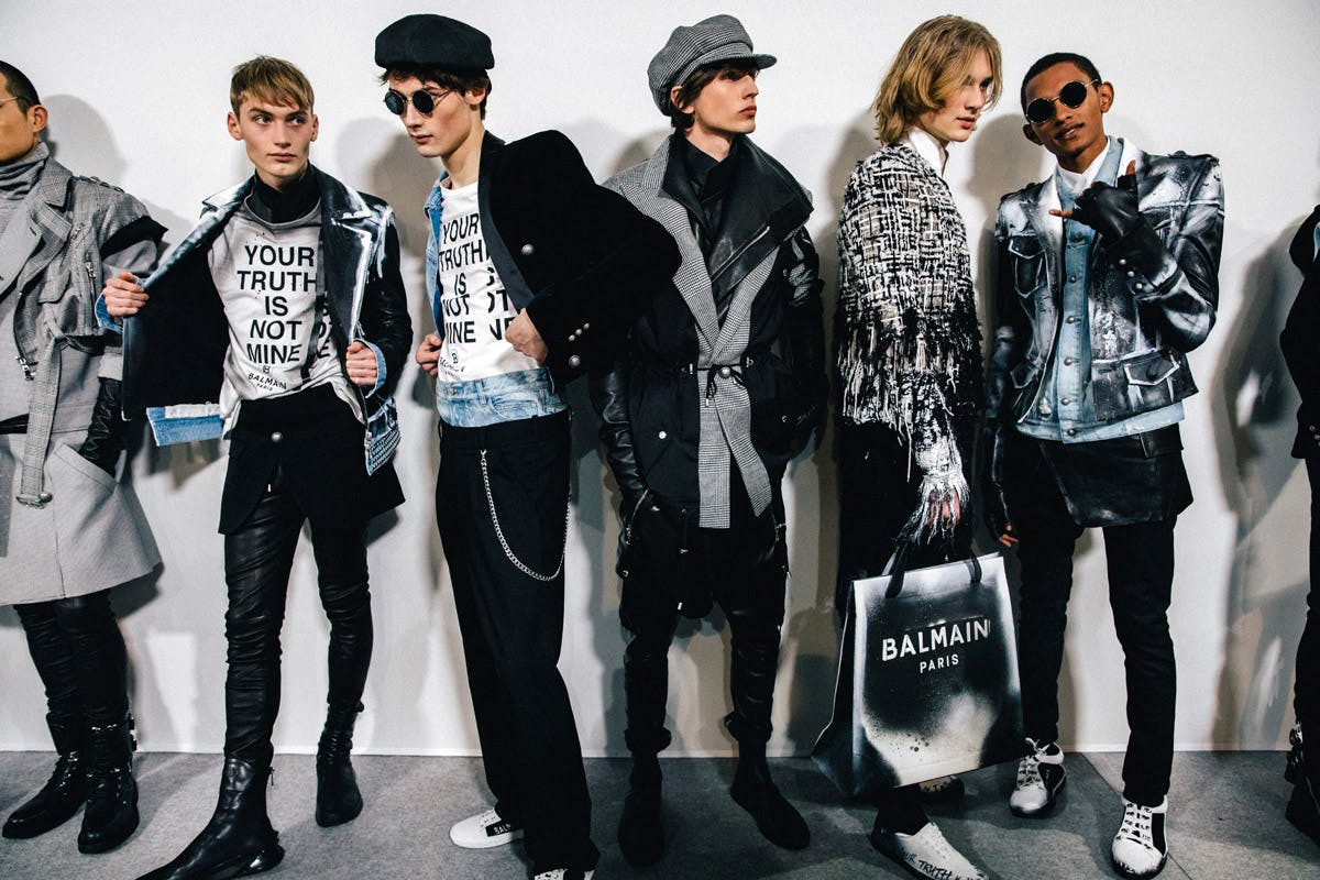 balmain homme fw19 Olivier Rousteing pfw runway